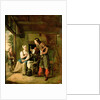 Warrior and Servant, 1653 by Pieter de Hooch