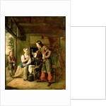 Warrior and Servant, 1653 by Pieter de Hooch