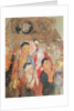 Group of monks and Buddha, from the Shikshin Monastery, Karashar, 9th-10th century by Xingjiang Xingjiang
