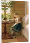 Girl Peeling Berries, 1880 by Nikolai Mikhailovich Bykovsky