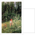 Girl among the wild flowers, 1880 by Olga Antonova Lagoda-Shishkina