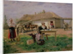 Arrival of a School Mistress in the Countryside, 1897 by Vladimir Egorovic Makovsky