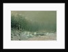 Winter, the Laying Off of Ice, 1878 by Arseniy Ivanovich Meshchersky