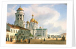 The Virgin of Vladimir Church in St. Petersburg, c.1840 by Ferdinand Victor Perrot