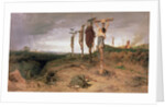 The Damned Field, Execution place in the Roman Empire, 1878 by Fedor Andreevich Bronnikov