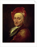 Portrait of Bernard Le Bovier, sieur de Fontenelle by Hyacinthe Francois Rigaud