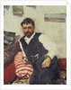Portrait of Konstantin Korovin, 1891 by Valentin Aleksandrovich Serov