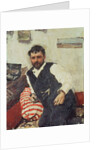 Portrait of Konstantin Korovin, 1891 by Valentin Aleksandrovich Serov