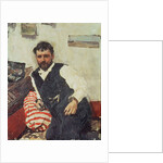 Portrait of Konstantin Korovin, 1891 by Valentin Aleksandrovich Serov