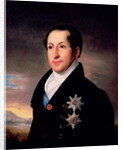 Portrait of Prince Sergej Golitsyn, post 1828 by Vasili Andreevich Tropinin