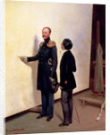 Tsar and Artist - Nikolay I in the Artist's Atelier, 1883 by Bogdan Pavlovich Villeval'de