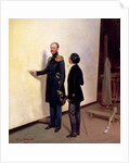 Tsar and Artist - Nikolay I in the Artist's Atelier, 1883 by Bogdan Pavlovich Villeval'de
