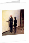 Tsar and Artist - Nikolay I in the Artist's Atelier, 1883 by Bogdan Pavlovich Villeval'de