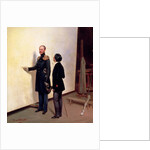 Tsar and Artist - Nikolay I in the Artist's Atelier, 1883 by Bogdan Pavlovich Villeval'de