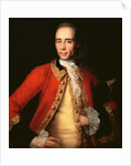 Portrait of Matvey Begichev, 1757 by Ivan Yakovlevich Vishnyakov