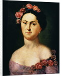 Portrait of Avdotia Istomina, 1830s by School Russian