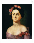 Portrait of Avdotia Istomina, 1830s by School Russian