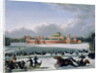 Sleigh Race at the Petrovsky Park in Moscow, 1848 by Golitsyn Golitsyn