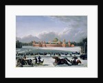 Sleigh Race at the Petrovsky Park in Moscow, 1848 by Golitsyn Golitsyn