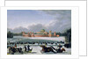 Sleigh Race at the Petrovsky Park in Moscow, 1848 by Golitsyn Golitsyn