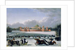 Sleigh Race at the Petrovsky Park in Moscow, 1848 by Golitsyn Golitsyn