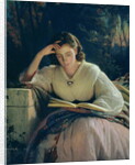 Reading, 1863 by Ivan Nikolaevich Kramskoy