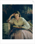 Reading, 1863 by Ivan Nikolaevich Kramskoy