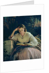 Reading, 1863 by Ivan Nikolaevich Kramskoy