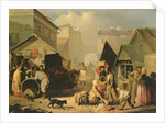 Refreshment Stall in St. Petersburg, 1858 by Adrian Markovich Volkov