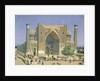 Medrasah Shir-Dhor at Registan place in Samarkand, 1869-70 by Vasili Vasilievich Vereshchagin