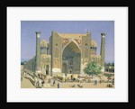 Medrasah Shir-Dhor at Registan place in Samarkand, 1869-70 by Vasili Vasilievich Vereshchagin