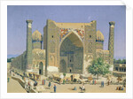 Medrasah Shir-Dhor at Registan place in Samarkand, 1869-70 by Vasili Vasilievich Vereshchagin