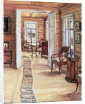 Interior of L. Panteleev's house in Murmanov, 1913 by Anna Nikolaeva Karinskaya