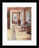 Interior of L. Panteleev's house in Murmanov, 1913 by Anna Nikolaeva Karinskaya