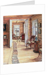 Interior of L. Panteleev's house in Murmanov, 1913 by Anna Nikolaeva Karinskaya