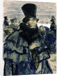 Portrait of Alexander Pushkin on the Neva Embankment, 1915 by Boris Mikhailovich Kustodiev