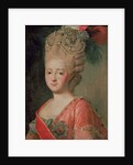 Portrait of Empress Maria Fyodorina, 1770s by Alexander Roslin