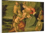 The Holy Family with St. Elizabeth and John the Baptist by (1528-88) Veronese