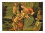 The Holy Family with St. Elizabeth and John the Baptist by (1528-88) Veronese