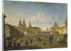 View of the Voskresensky and Nikolsky Gates and the Neglinny Bridge from Tverskay Street in Moscow, 1811 by Fedor Yakovlevich Alekseev