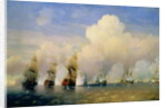 The Russo-Swedish Sea War near Kronstadt in 1790 by Aleksei Petrovich Bogolyubov
