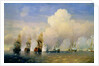 The Russo-Swedish Sea War near Kronstadt in 1790 by Aleksei Petrovich Bogolyubov