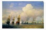 The Russo-Swedish Sea War near Kronstadt in 1790 by Aleksei Petrovich Bogolyubov