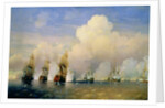 The Russo-Swedish Sea War near Kronstadt in 1790 by Aleksei Petrovich Bogolyubov