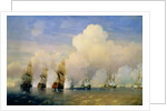 The Russo-Swedish Sea War near Kronstadt in 1790 by Aleksei Petrovich Bogolyubov
