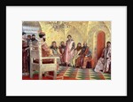 Tsar Mikhail Fyodorovich with Boyars Sitting in His Room, 1893 by Andrei Petrovich Ryabushkin