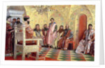 Tsar Mikhail Fyodorovich with Boyars Sitting in His Room, 1893 by Andrei Petrovich Ryabushkin