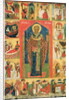 St. Nicholas of Moshajsk with scenes from his life by Russian School