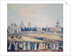 The Visit of Alexander I to the Alexander Nevsky Monastery, 1821 by School Russian