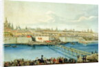 Laying of the Moskvoretsky Bridge in Moscow, 1830 by Charles de Hampeln
